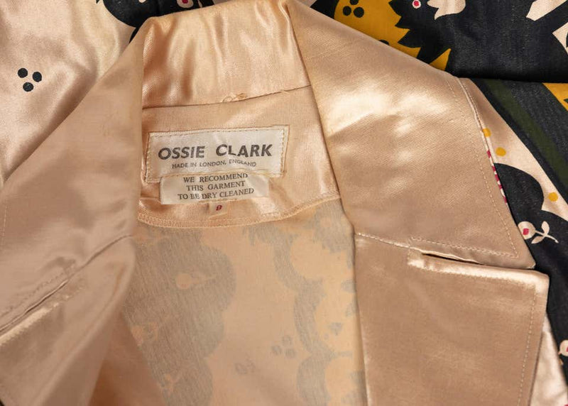 Ossie Clark Satin Lamborghini Jacket, 1960s