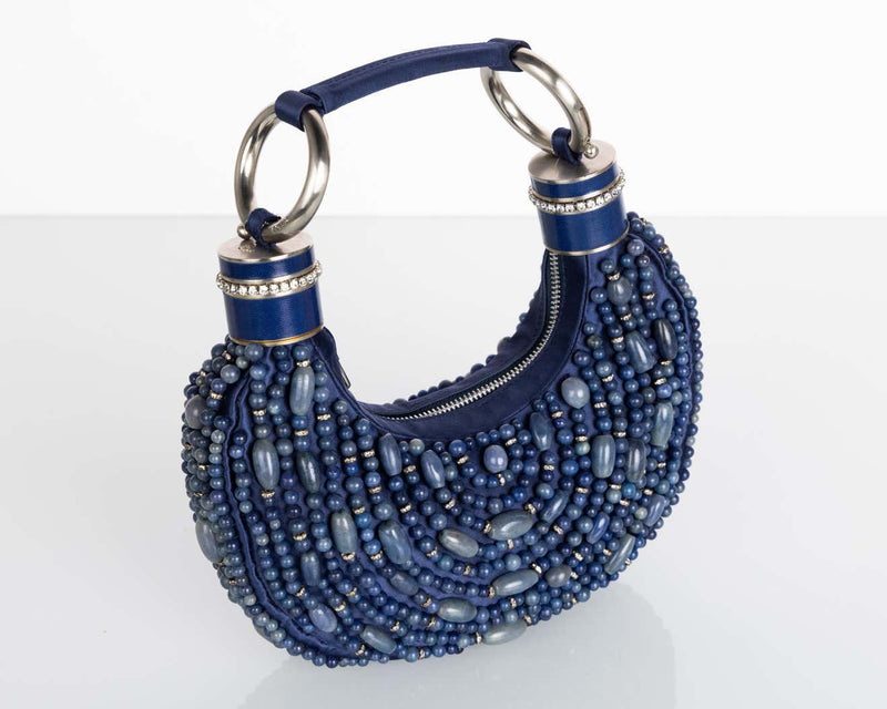 Vintage Chloé Phoebe Philo Beaded Crystal Bracelet Bag Early 2000s