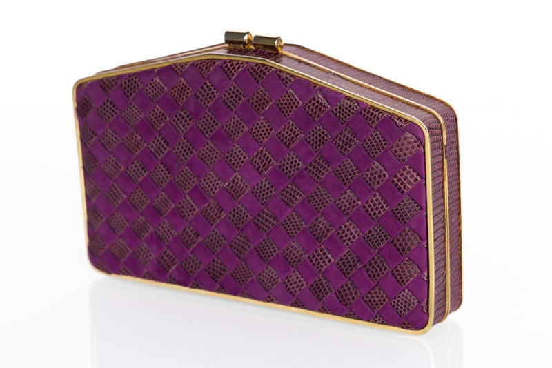 Bottega veneta deals purple clutch