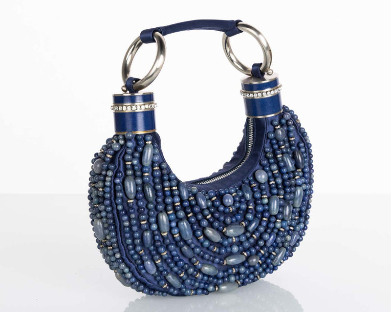 Vintage Chloé Phoebe Philo Beaded Crystal Bracelet Bag Early 2000s