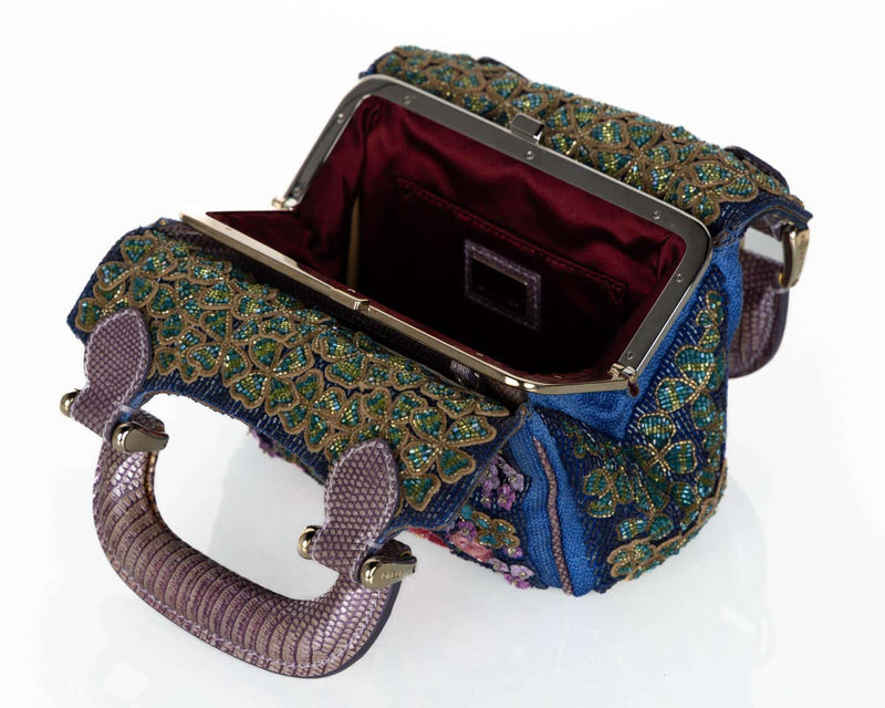 Fendi Vintage Beaded & Embroidered Bag Limited Edition