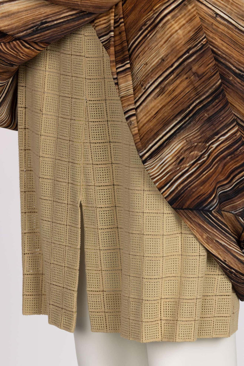 Rodarte 2011 Runway Embroidered Tulle Wood Dress