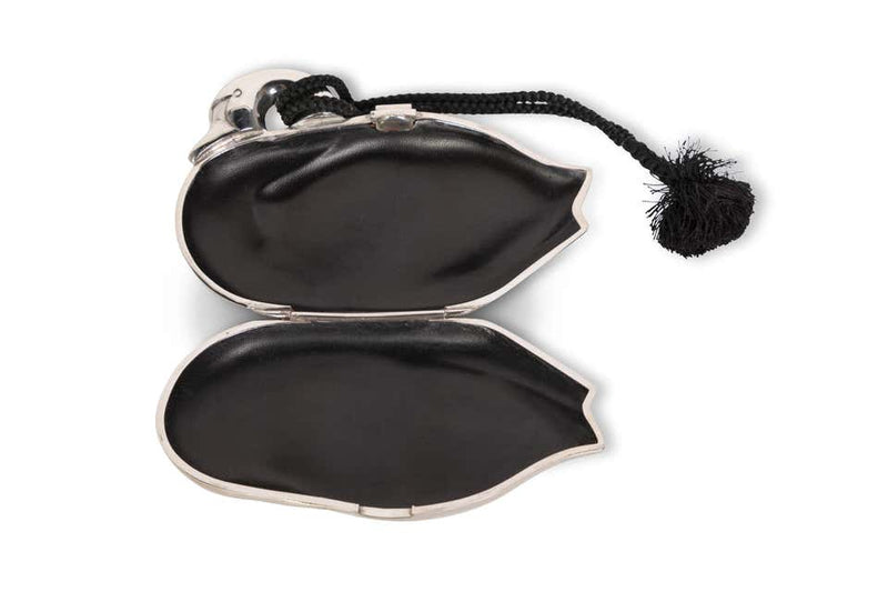 Elsa Peretti for Tiffany & Co. Sterling Silver Swan Minaudiere Rare, 1980s