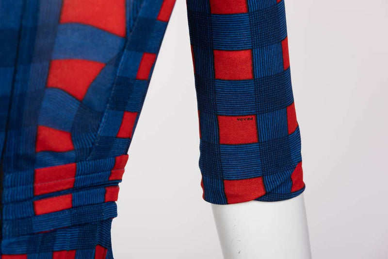 Prada Fairy Collection Red Blue Check Dress Spring 2008
