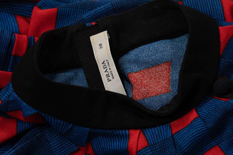 Prada Fairy Collection Red Blue Check Dress Spring 2008