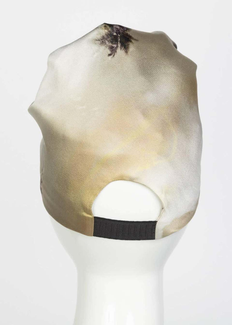 Prada Silk Printed Limited Edition Turban Hat, 2000s