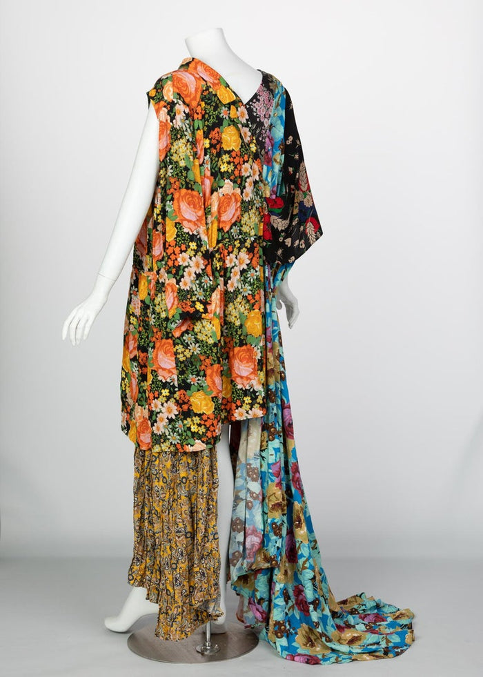 Balenciaga Runway Floral Print Gown Look #30, Fall 2016