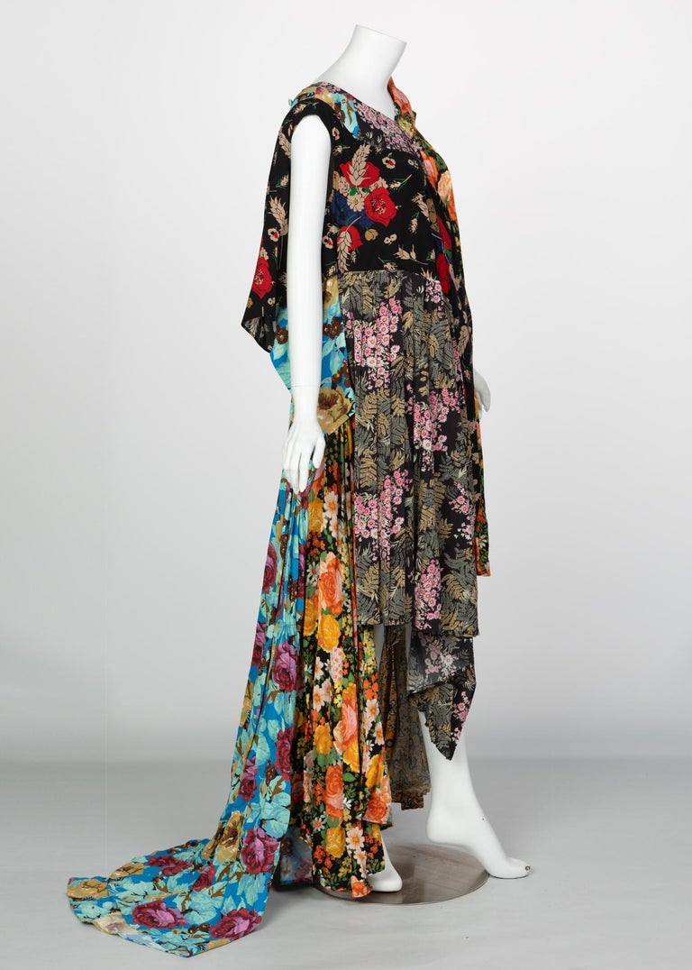 Balenciaga Runway Floral Print Gown Look #30, Fall 2016 Basha Gold Balenciaga Runway Floral Print Gown Look #30, Fall 2016 Basha Gold