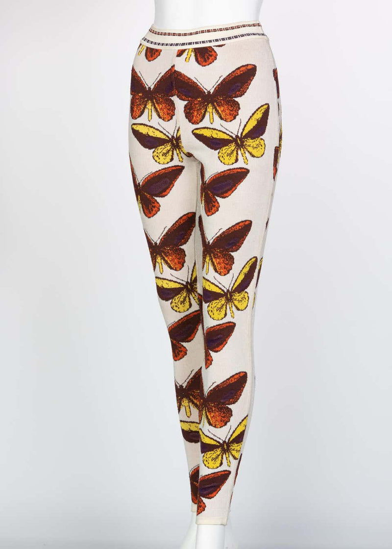 Azzedine Alaïa Iconic Runway Butterfly Leggings, 1991
