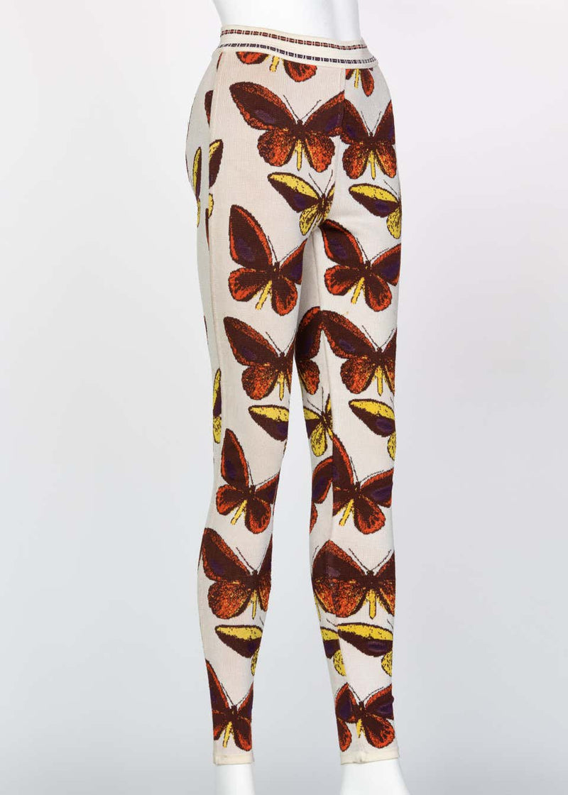 Azzedine Alaïa Iconic Runway Butterfly Leggings, 1991