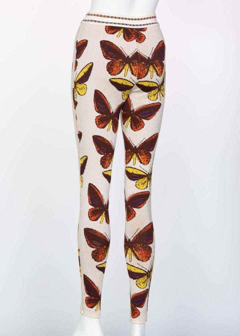 Azzedine Alaïa Iconic Runway Butterfly Leggings, 1991