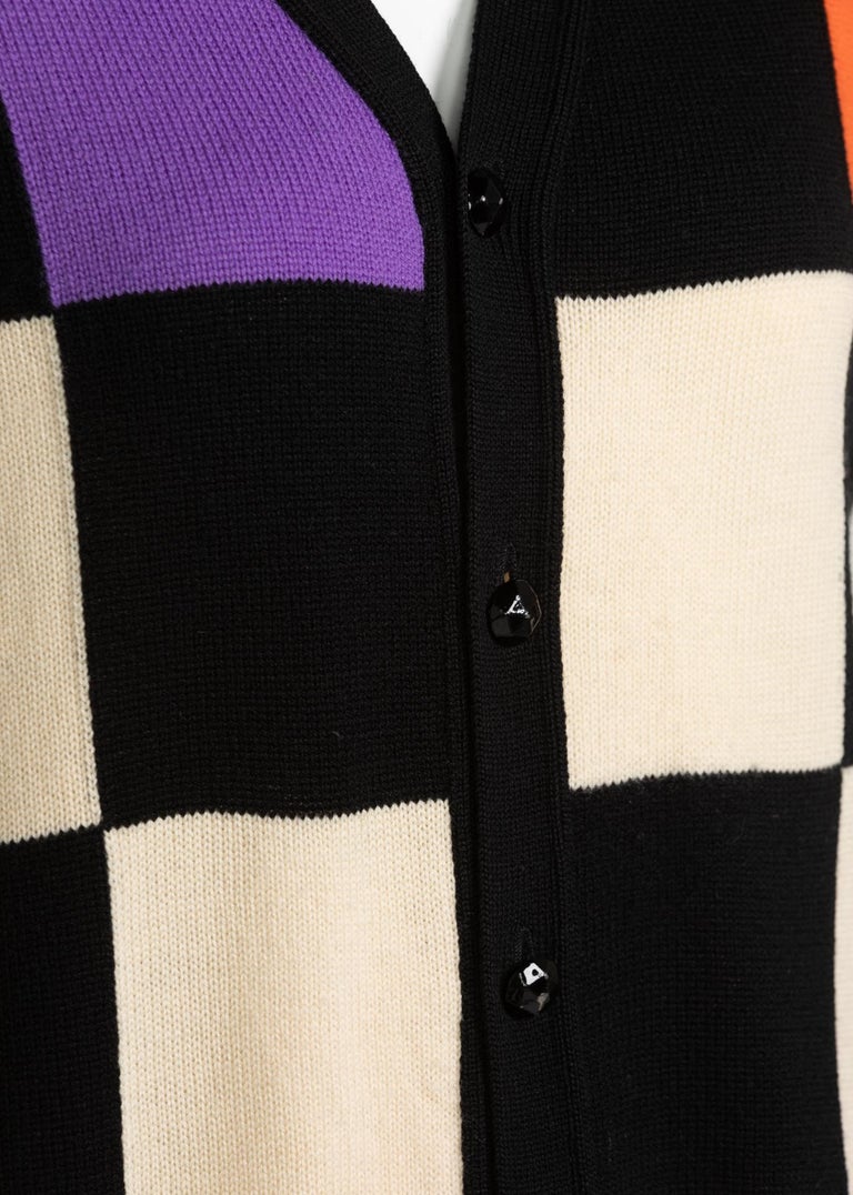 Gianni Versace Colorblock Sweater Vest, 1980s