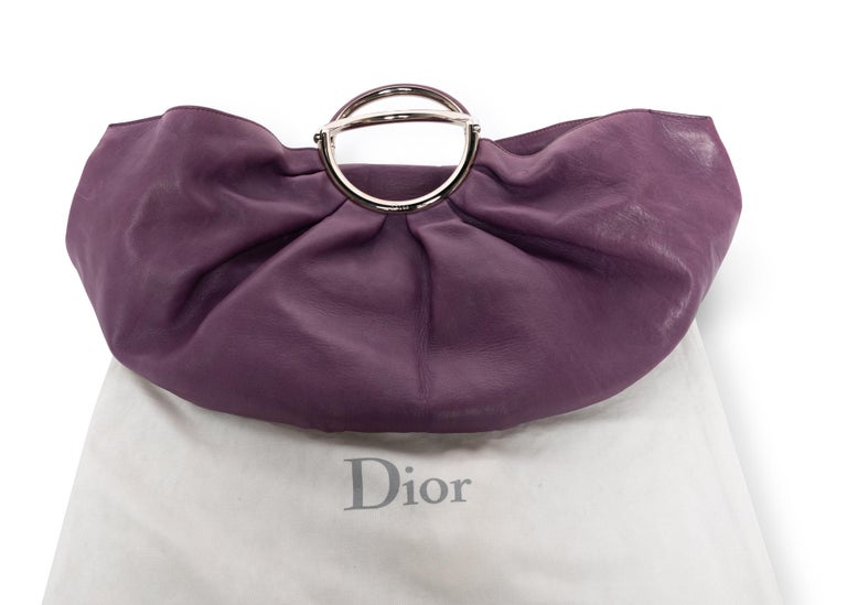 Christian Dior Purple Leather Babe Bag, 2008