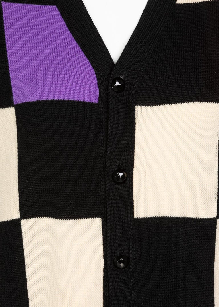 Gianni Versace Colorblock Sweater Vest, 1980s