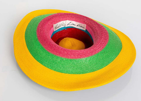Frank Olive Rainbow Sun Hat, 1990s