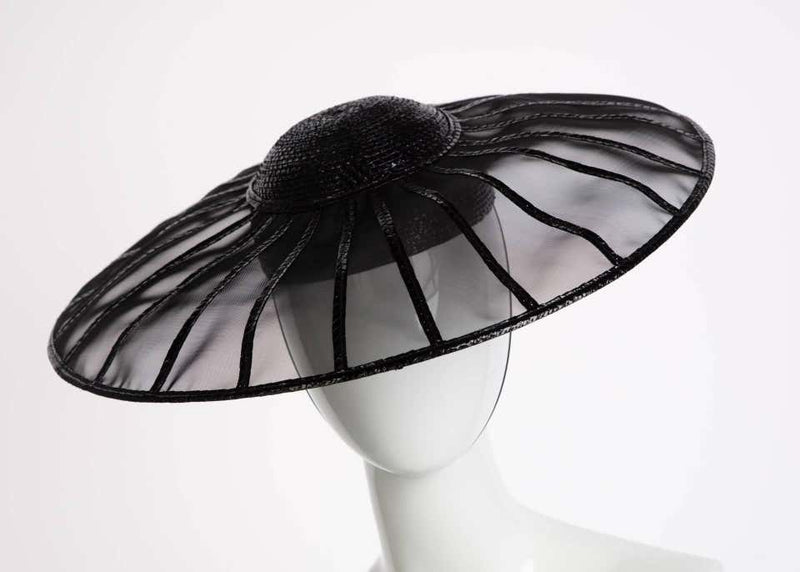 Yves Saint Laurent YSL Couture Collectors Black Hat, 1980s
