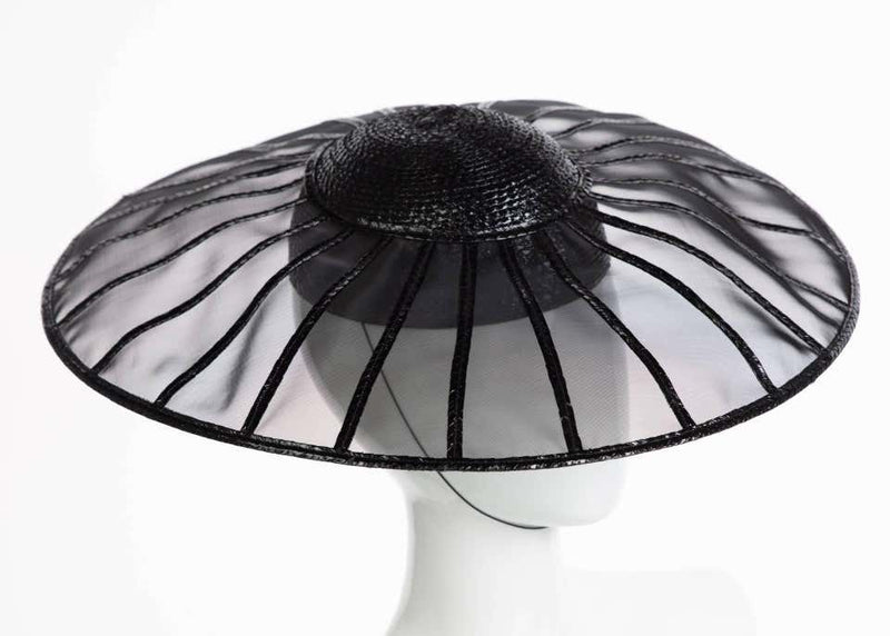 Yves Saint Laurent YSL Couture Collectors Black Hat, 1980s