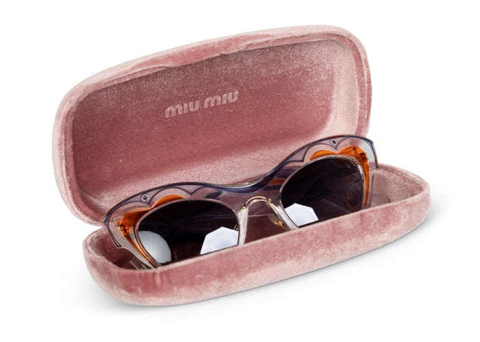 Miu Miu Runway Butterfly Cat Eye Sunglasses, 2014 – Basha Gold