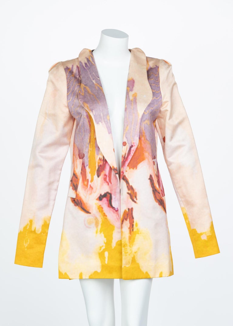 Rodarte Watercolor Jacket Runway Spring, 2008