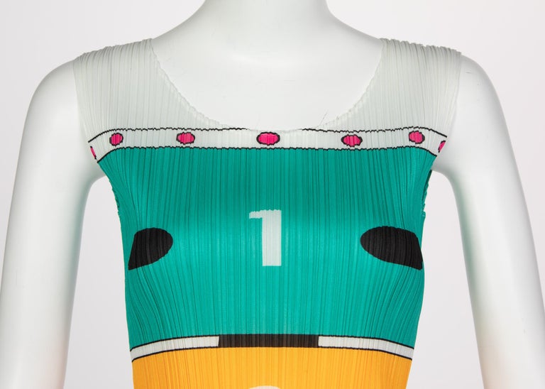 Issey Miyake Pleats Please Tunic Mini Dress Vintage Collectors Piece