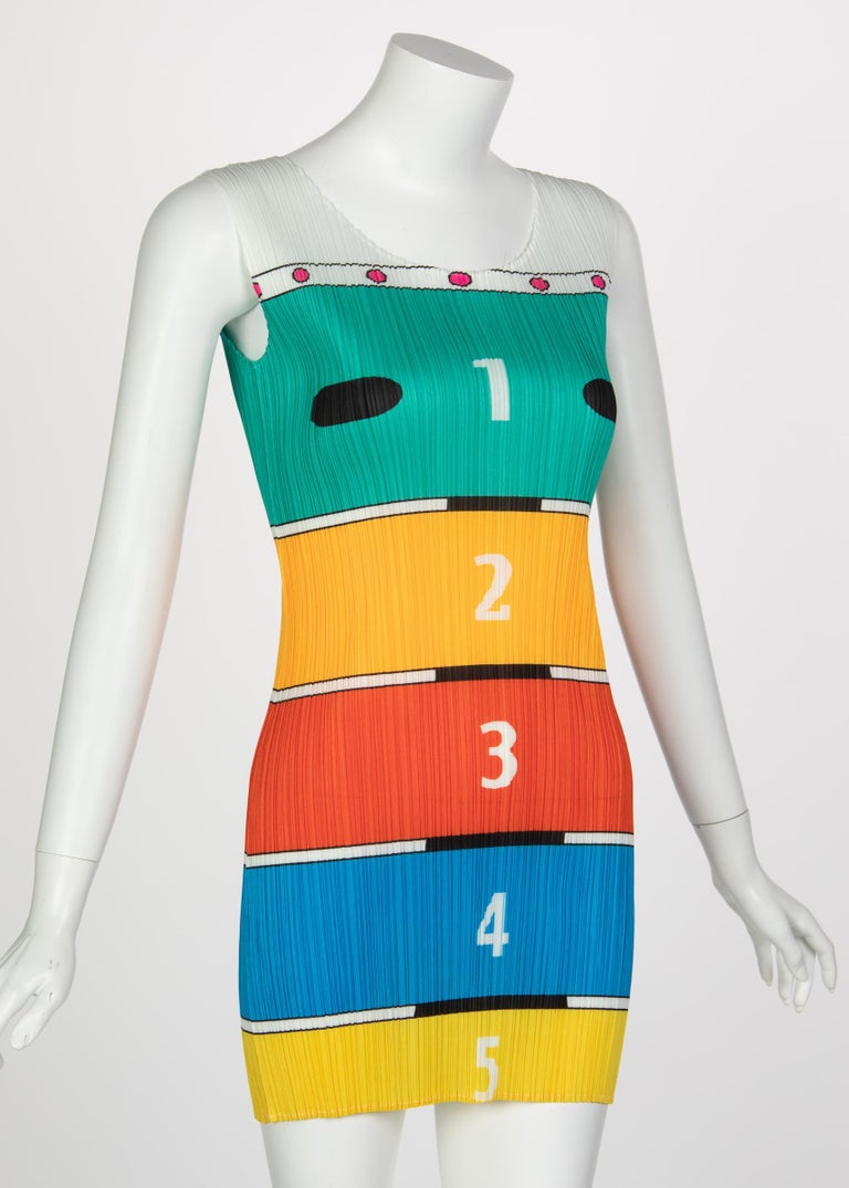 Issey Miyake Pleats Please Tunic Mini Dress Vintage Collectors Piece