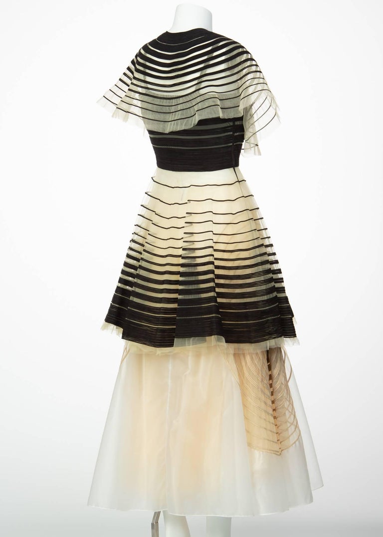 Fendi Karl Lagerfeld S/S 2008 Runway Black Cut Out Suede Dress Cape Skirt Set
