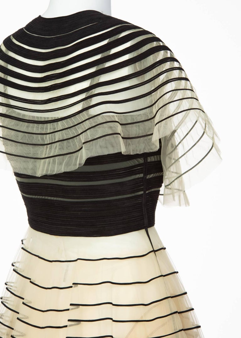 Fendi Karl Lagerfeld S/S 2008 Runway Black Cut Out Suede Dress Cape Skirt Set
