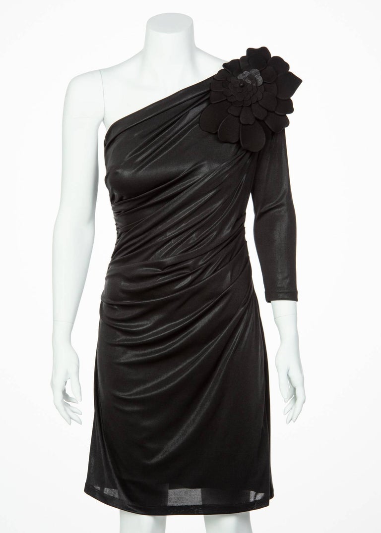 Collette Dinnigan Runway Liquid Jersey Black Dress, A / W 2008