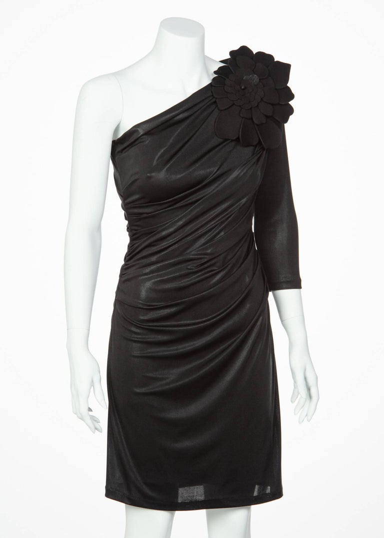 Collette Dinnigan Runway Liquid Jersey Black Dress, A / W 2008