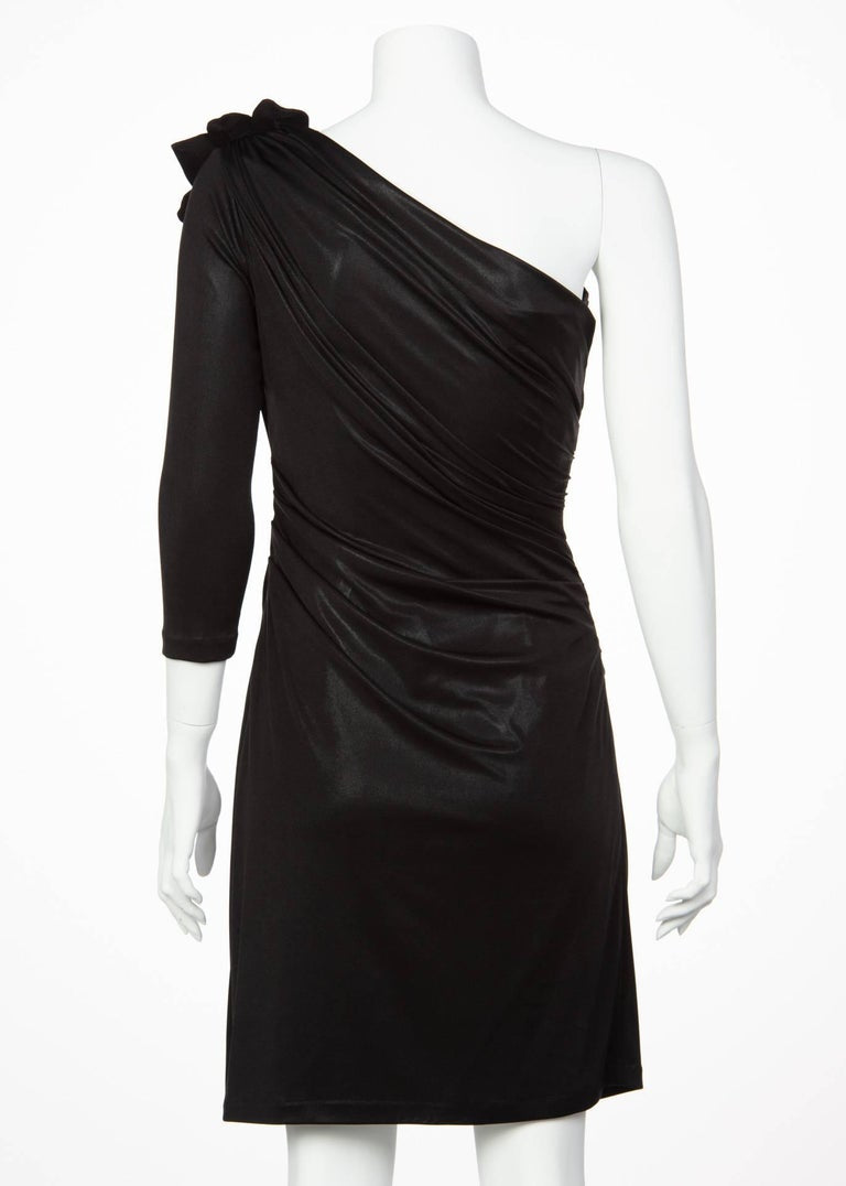 Collette Dinnigan Runway Liquid Jersey Black Dress, A / W 2008