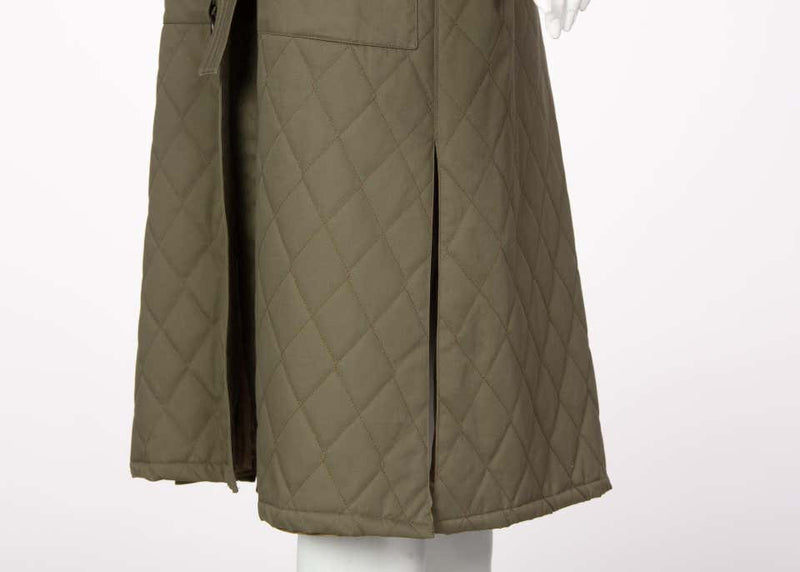 Yves Saint Laurent Russian Collection Quilted Trench Coat YSL 1976