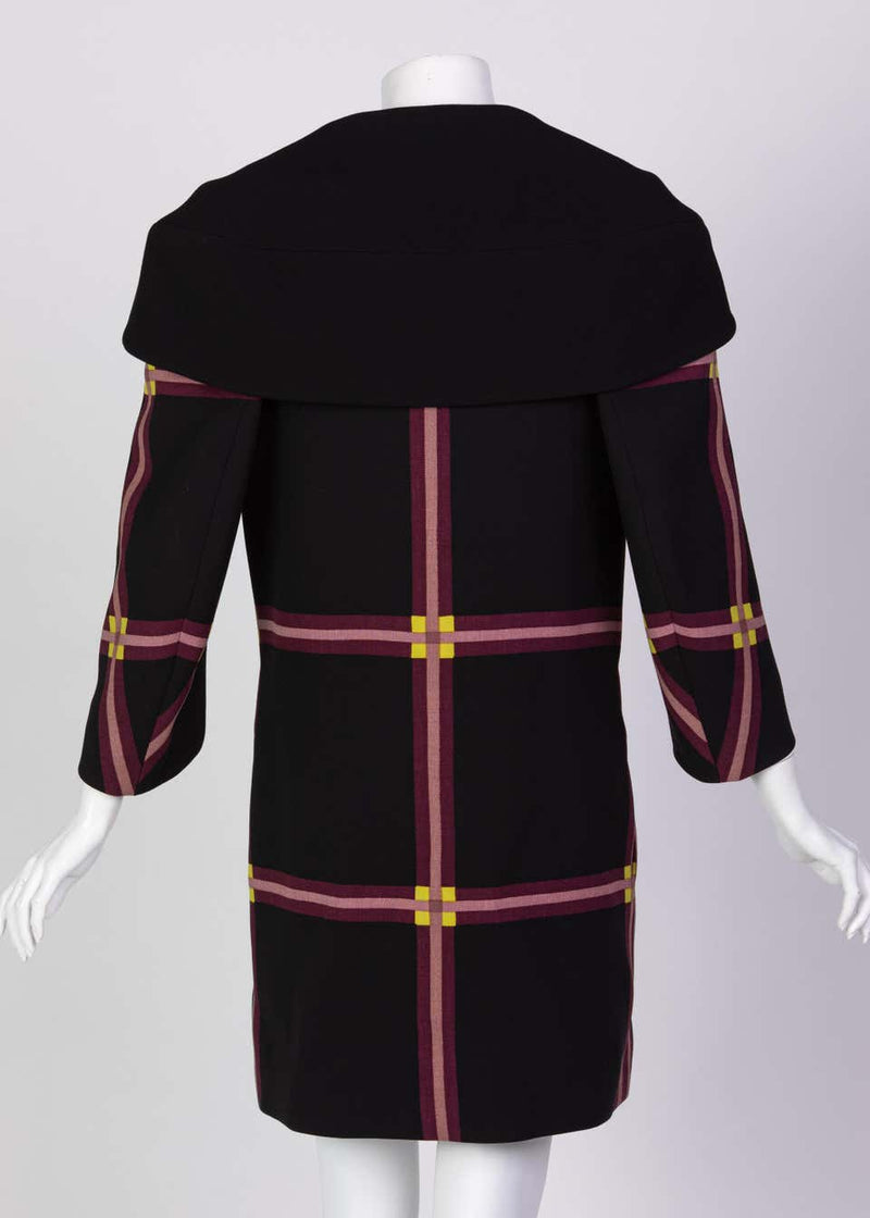 Prada F/W 2011 Wool Coat w/ Red Belt Runway