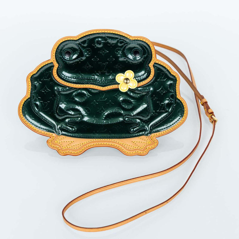 Louis Vuitton Vernis Conte de Fees Frog Pochette Bag