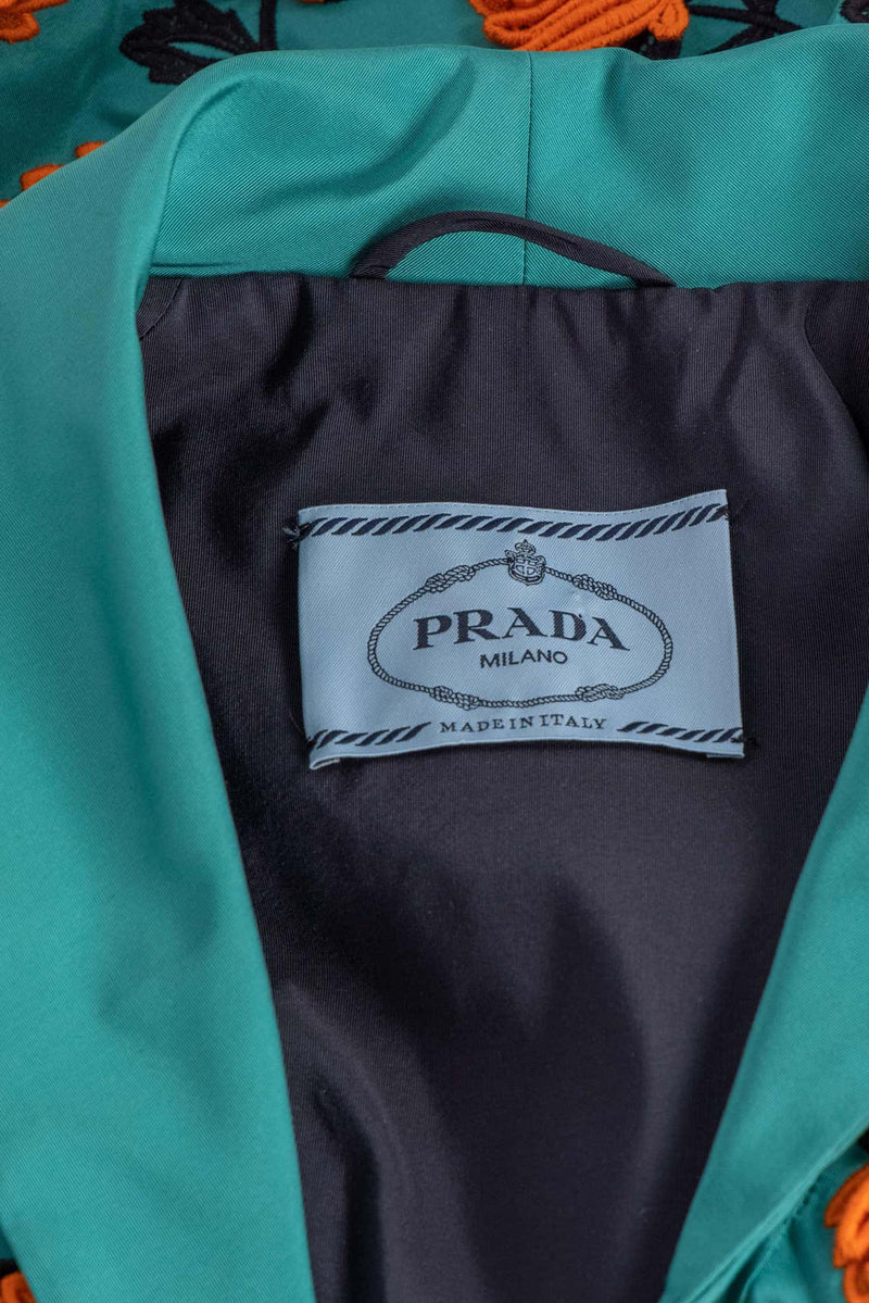 ジャケット PRADA FLORAL JACQUARD JACKET CHS_JACQUARD FLORAL