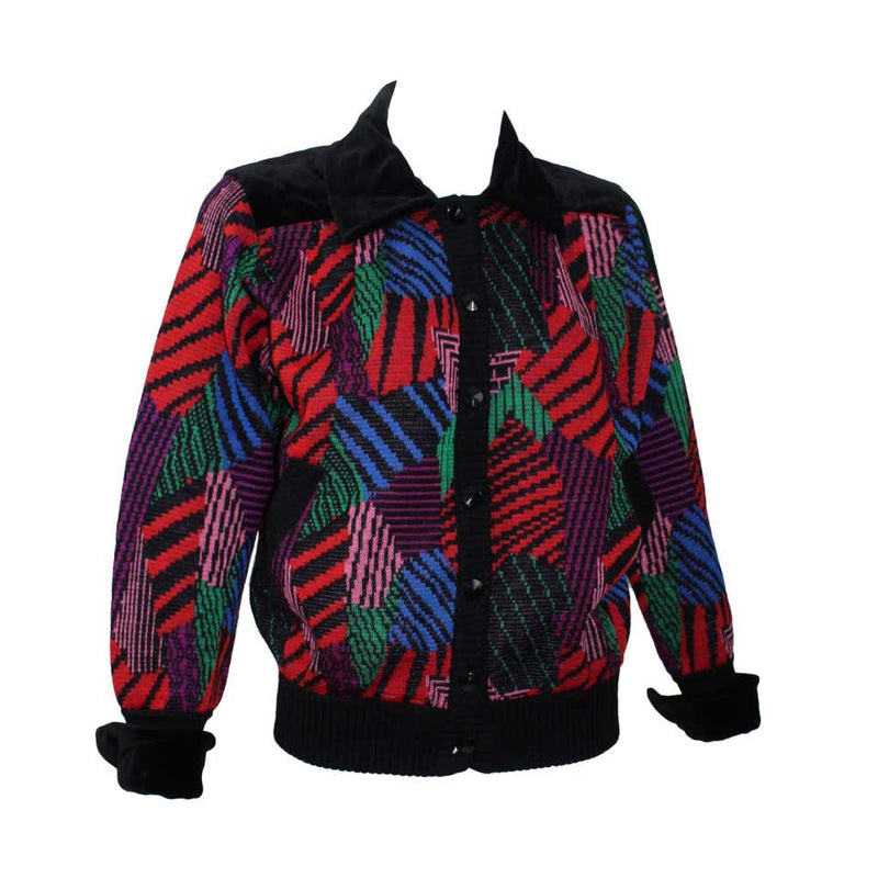 Vintage 1970s Saint Laurent Sweater Jacket YSL