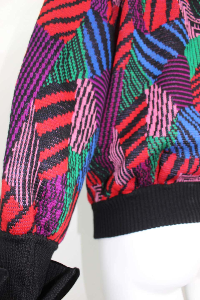 Vintage 1970s Saint Laurent Sweater Jacket YSL