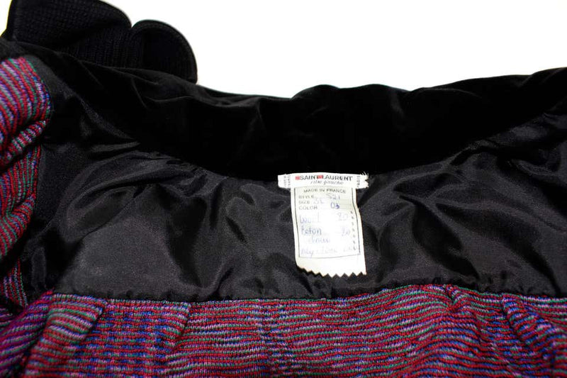 Vintage 1970s Saint Laurent Sweater Jacket YSL