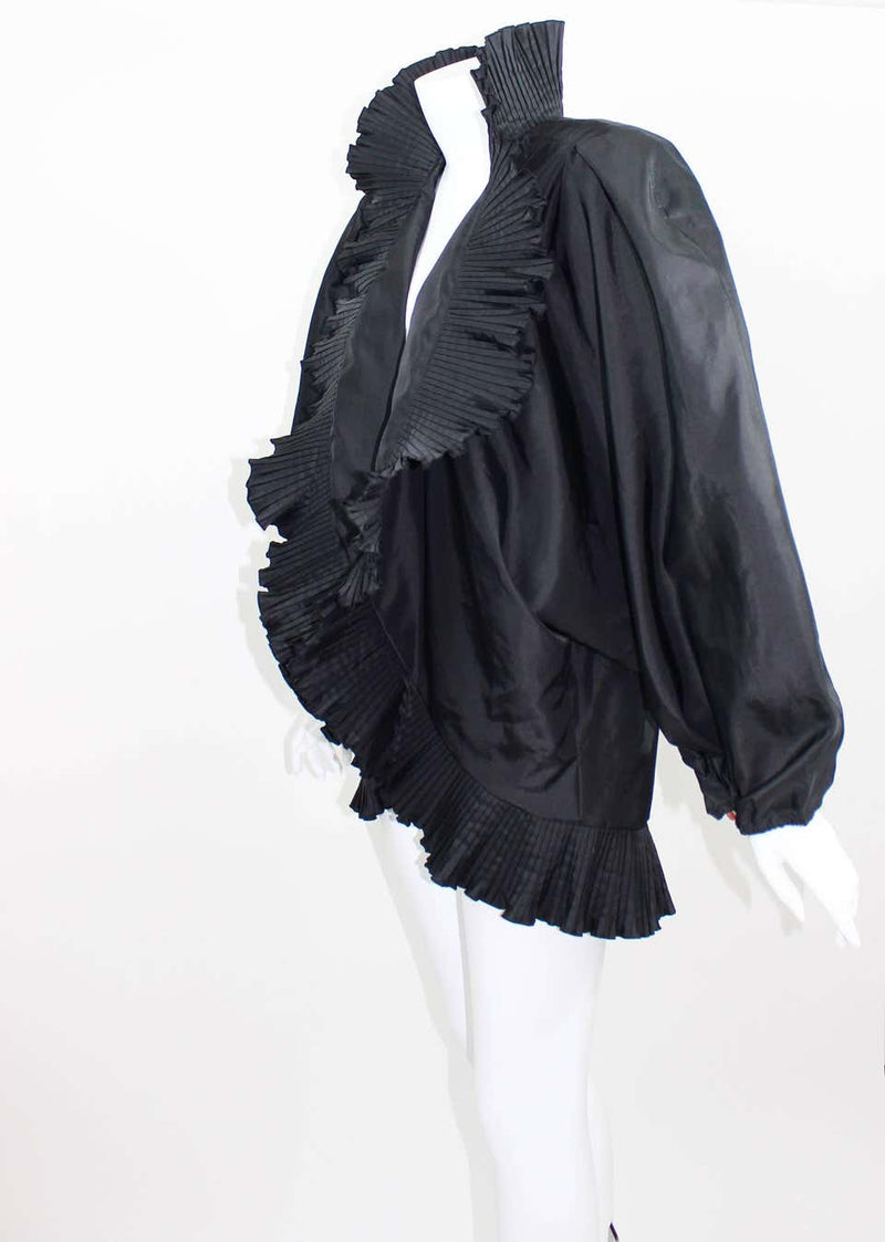 Vintage Accordion Pleat detail Jacket