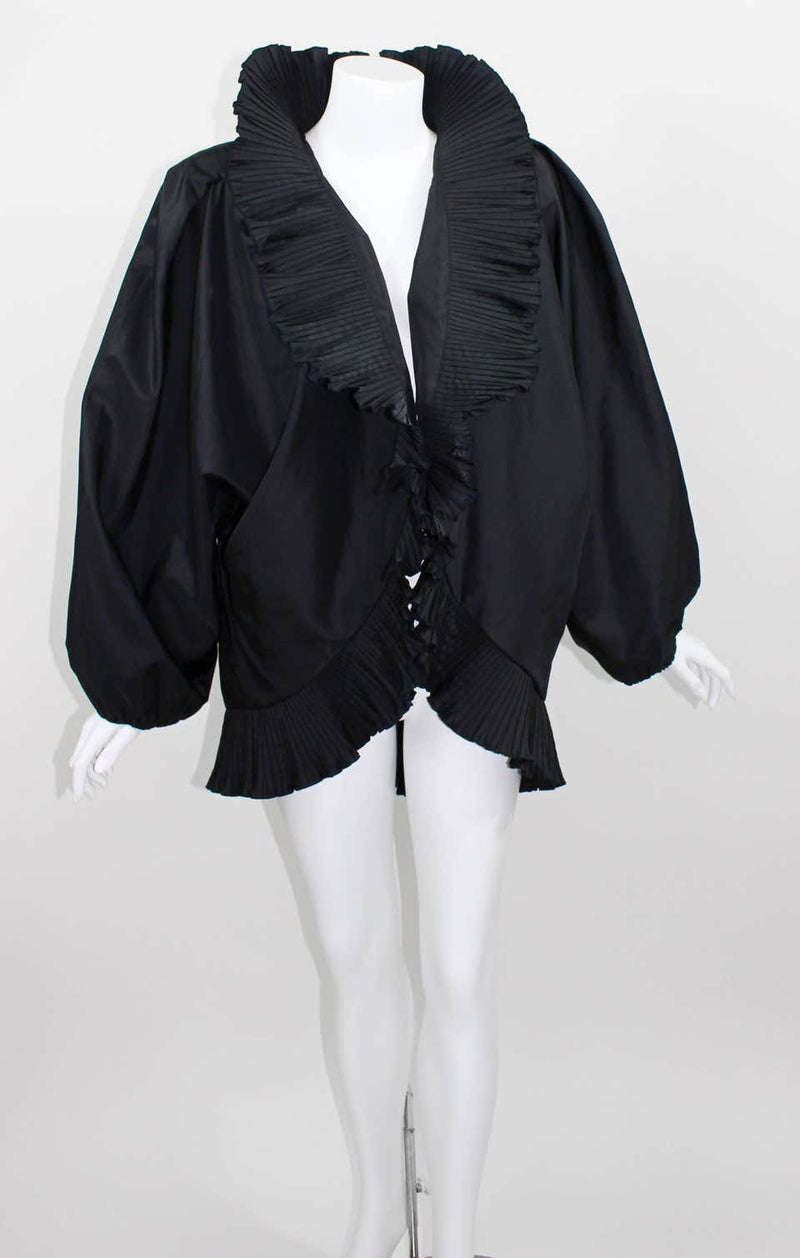 Vintage Accordion Pleat detail Jacket