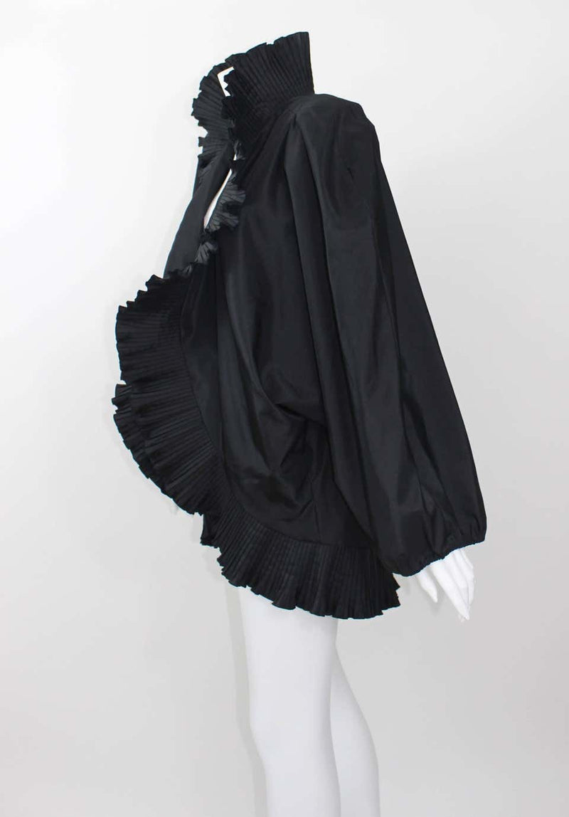 Vintage Accordion Pleat detail Jacket