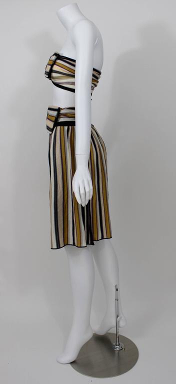Missoni Bow Bandeau Top and matching Skirt Ensemble