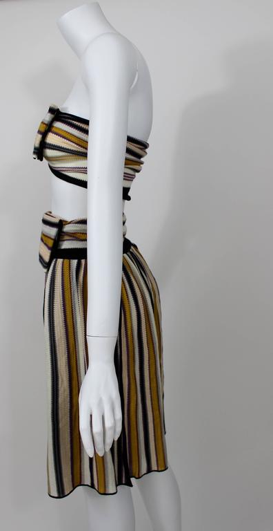 Missoni Bow Bandeau Top and matching Skirt Ensemble