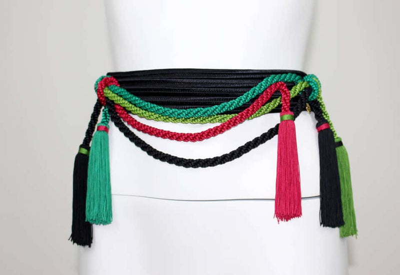 Vintage Yves Saint Laurent Russian Tassel Belt YSL