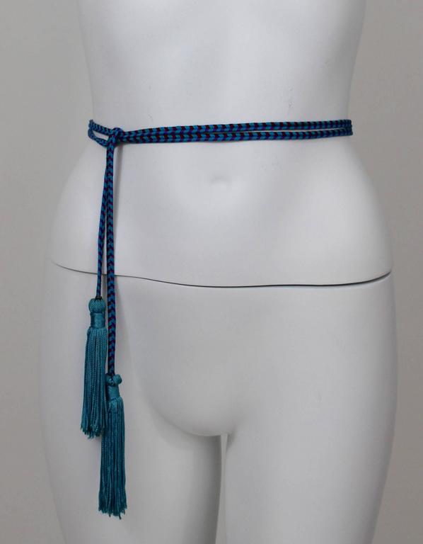 Vintage Yves Saint Laurent Russian Collection Tassel Belt / Neckalce