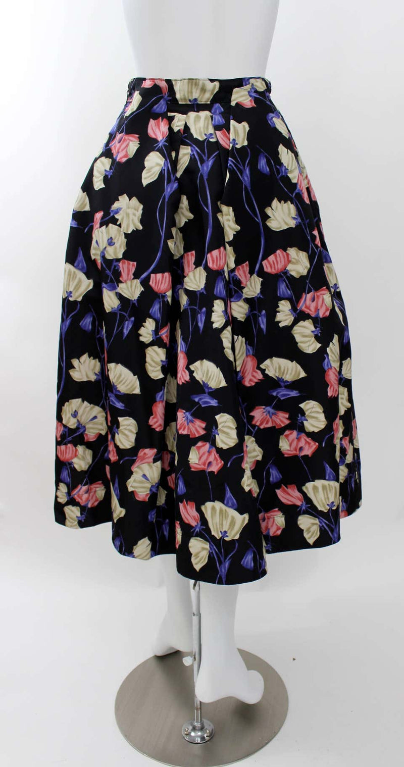 Prada Resort 2008 Floral Silk Full Skirt with tags. New