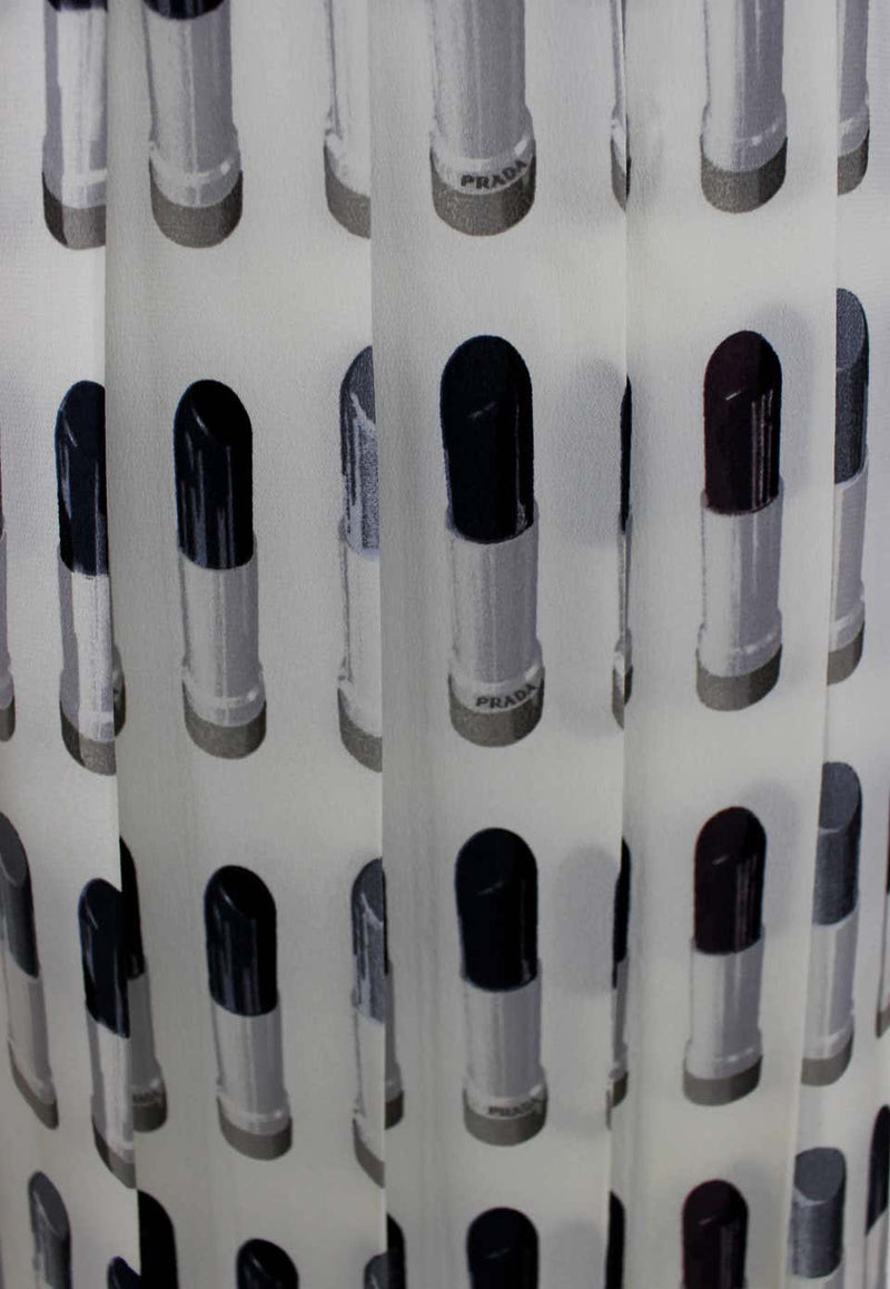 Prada Runway Lipstick Print Skirt Rare & Collectable Spring 2000