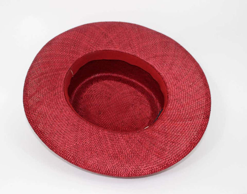 Vintage Chanel Cherry Red Straw Hat
