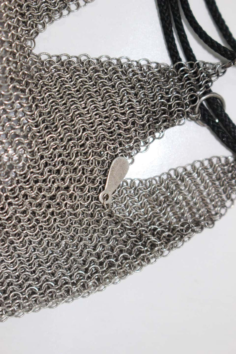 Elsa Peretti for Halston, Sterling Silver Bag Retailed by Tiffany & Co
