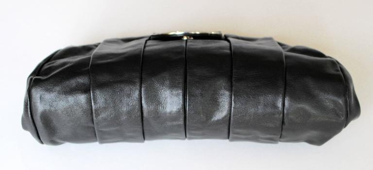 Yves Saint Laurent Black Dali Lips Clutch YSL 2003 Tom Ford Era Collectors