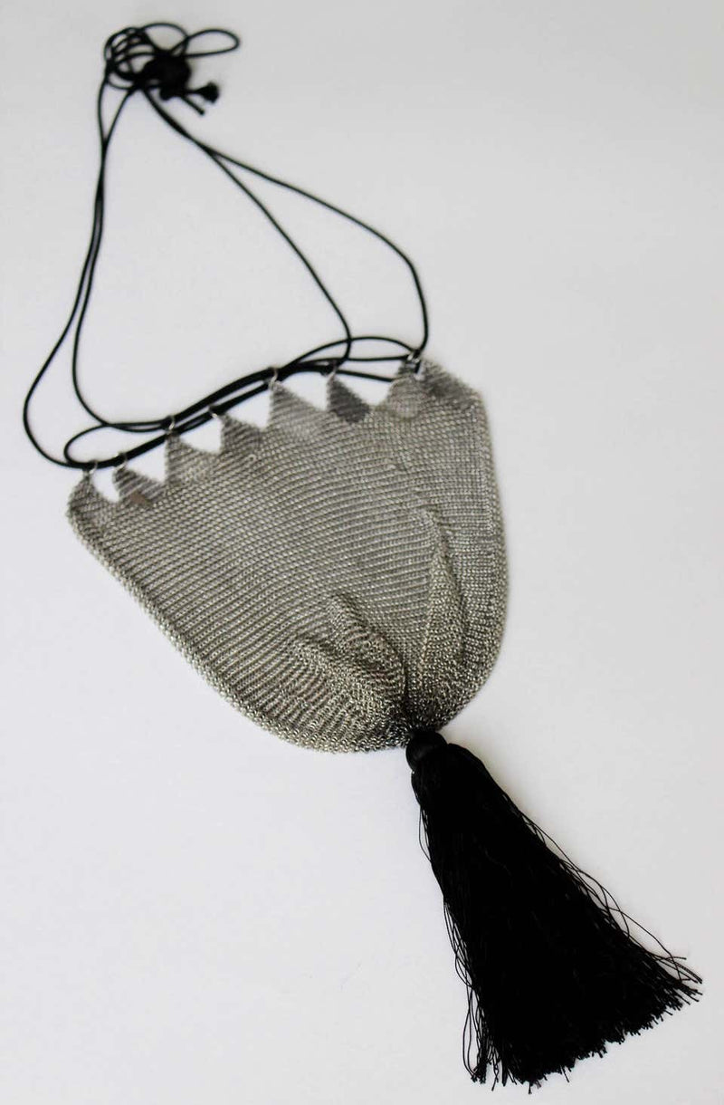 Elsa Peretti for Halston, Sterling Silver Bag Retailed by Tiffany & Co